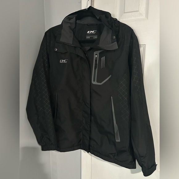 Diamond Candy women’s waterproof rain jacket with hood. Size medium. - Picture 2 of 3